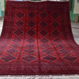 Afghan Bukhara Rug, Custom Size, Discounted Price, Large Turkmen, 100% Wool, Khal Mohamadi, Handmade Bokhara, Turkoman Oriental - thumbnail 4