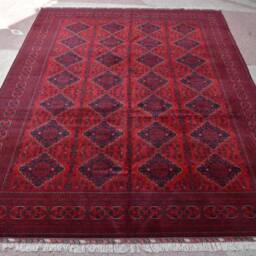 Afghan Bukhara Rug, Custom Size, Discounted Price, Large Turkmen, 100% Wool, Khal Mohamadi, Handmade Bokhara, Turkoman Oriental - thumbnail 2
