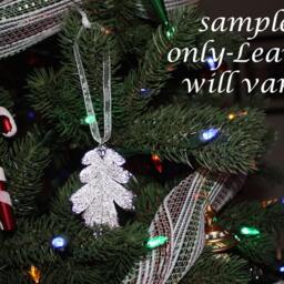 Birch Leaf Ornament Gold, Leaf, Extra Large, Gift, Christmas Card, Orna74 - thumbnail 3