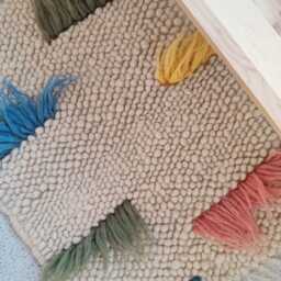 Rug For Kids Room, Fluffy Flokati Nursery Rug, Soft Wool Area Carpet, Cozy Toddler Room Decor, Handmade Playroom Mat, Christmas Home Gift - thumbnail 3