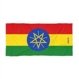 Ethiopia Beach Towel, Ethiopia Flag Towel, Of Ethiopia, Beach Tovel, Country Gift - thumbnail 2