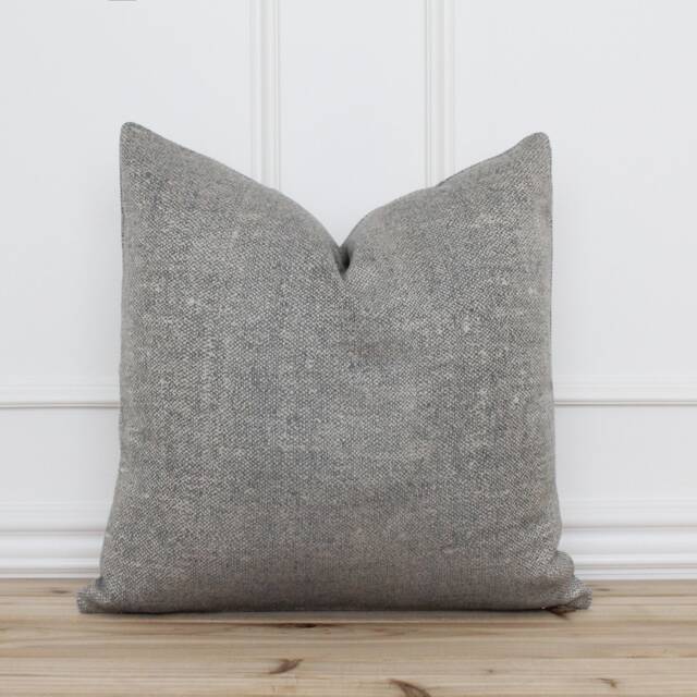 Outdoor Indoor Pillow Cover Patio Throw Porch Cushion Gray Outside Covers Lumbar Pillows - Harvey - image 1