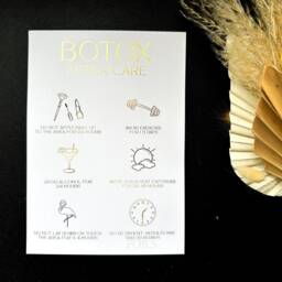 Anti Wrinkle Aftercare Print For Aesthetics Clinic Decor, Foil Poster Wall Art, A4 Beauty Salon Information Sign, Aesthetic Nurse Gift - thumbnail 2