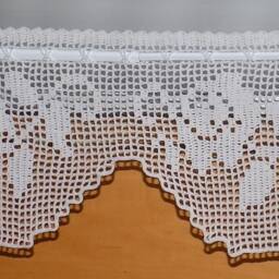 "Crochet Curtain With Roses ""Anna" - thumbnail 3