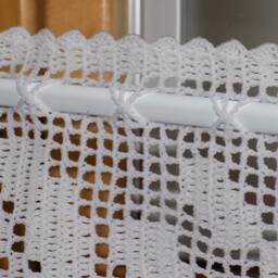 "Crochet Curtain With Roses ""Anna" - thumbnail 4