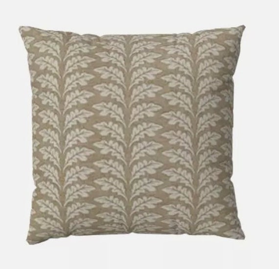 Leaf Leaves Cushion Cover , Iliv Woodcote Caramel Beige Natural Throw Pillow Scatter Cushions UK - image 1
