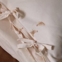 Handmade Retro Hens Cotton Bedding Set Ecru Designer Duvet Cover - thumbnail 4