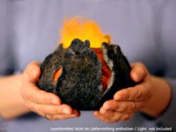 Felted Volcano Lamp, Felted Night Light. Decoration For The Children's Room - thumbnail 1