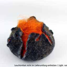 Felted Volcano Lamp, Felted Night Light. Decoration For The Children's Room - thumbnail 2