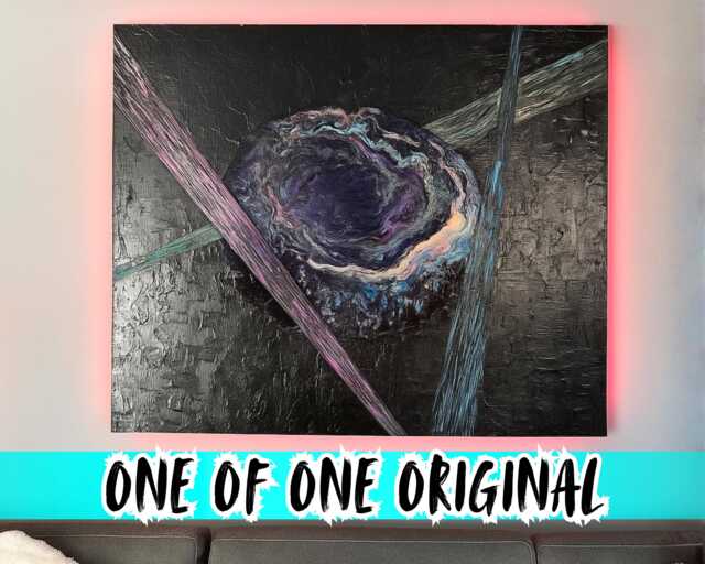 Resin & Acrylic Wall Art With Rgb Backlight - image 1