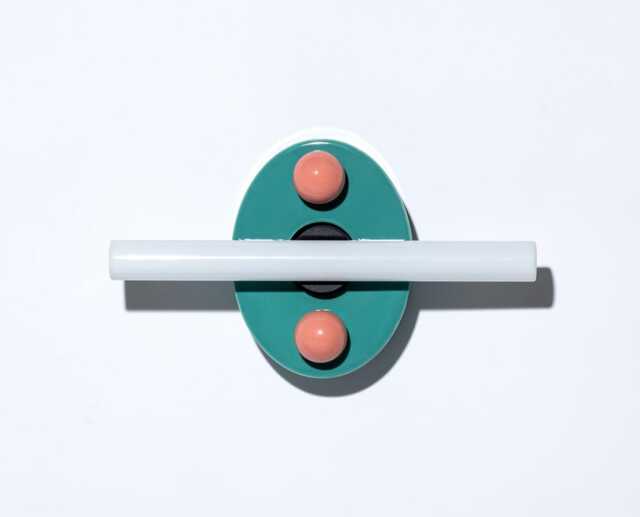 Bim Tropical Teal Ceramic Wall Sconce - Modern Lamp Us Shipping Includes All Taxes - image 1