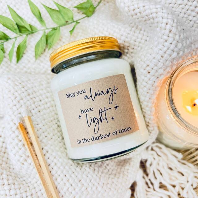 Sympathy Gift Candle Bereavement, Mental Health Support - image 1