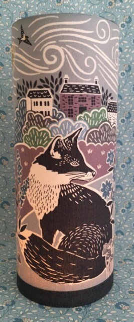 New Country Fox - Handmade Children's Tall Night Light - image 1