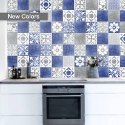 Carrelage Adh??sif, Tile Stickers, Decal, Stair Fliesenaufkleber, Stickers Carrelage, Mosaic Wall Art, Pack Of 56 - Skuvbra - thumbnail 1