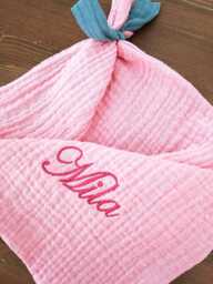 Comfort Blanket With Name & Comfort Corner Individual Sleeping Blanket Muslin Gift For Birth Baby