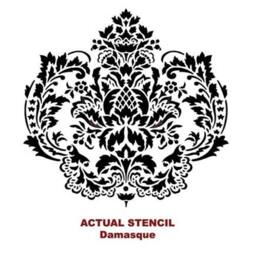 Wall Stencil Damasque Lg - Easy Diy Wall Decor With Stencils - thumbnail 4