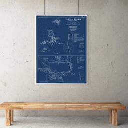 Antique Harbor Chart Print Isles Of Shoals, Gosport & York, Maine - thumbnail 3
