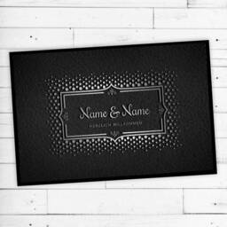"Doormat ""Silver"