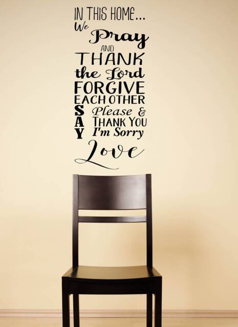 In This Home... Wall Decal - image 1