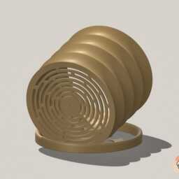 Sustainable Planter With Drainage - Soft Wave Indoor Pot, Eco-Friendly 3D Printed Design Matching Tray Brim - thumbnail 2