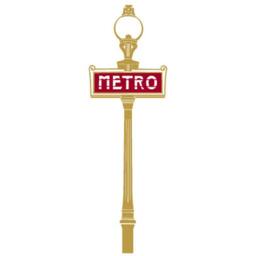 Wall Decal Paris Metro, Wall Sticker, Metro France Vinyl Stencil, Decor - thumbnail 3