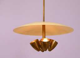 Mid Century Modern 4 Light Indirect Pendant Raw Brass Sputnik Chandelier Luxury Perfect Lighting Home Decor