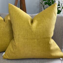 Cotton Blend Plain Orche Cushion Cover For Sofa Or Chair, Perfect Living Room Pillow Everyday Use - thumbnail 2