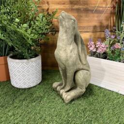 stone Garden Moon Gazing Hare Ornament - thumbnail 4