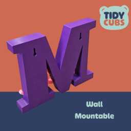 Custom 18cm Initial Letter Name Sign - Personalised Kids Room Decor Free Standing Display For Nursery Mountable Wall Art - thumbnail 3
