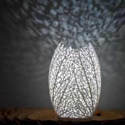 Hyphae Lamp 3D Printed Nylon Table Lamp With Branching Shadows - thumbnail 3