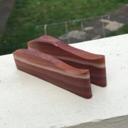 Wonderstone Rhyolite Business Card Holder Natural Edge Desk Organizer - thumbnail 3