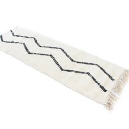 Moroccan Runner Rug, Wool Rug , Beni Ourain , Morrocan Carpets Area Rugs Moroccan Berber Floor - thumbnail 2