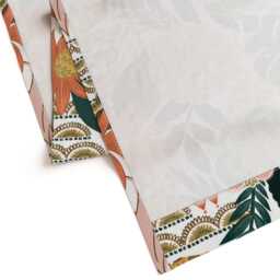 Boho Botanical Curtain Panel - Maximalist Monstera Palms Floral Jungle Custom Tropical By Fineapple_Pair - thumbnail 4