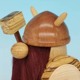 Wooden Hand Crafted Viking Gonk Made From Selected Hardwoods. Ideal For That Special Holiday Gift Or Birthday Present 52 - thumbnail 3