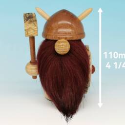 Wooden Hand Crafted Viking Gonk Made From Selected Hardwoods. Ideal For That Special Holiday Gift Or Birthday Present 52 - thumbnail 2