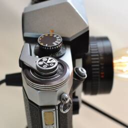Praktica Camera Lamp Retro Desk Table Lamp With Tripod - thumbnail 2
