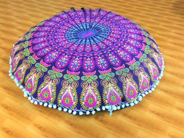 Indian Mandala Floor Cushion Cover, 32 - image 1