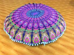 Indian Mandala Floor Cushion Cover, 32 - thumbnail 1