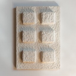 Japandi Wabi Sabi Wall Art, Minimalistic Sculpture, Plaster Modern Hanging, Winter Sculptural Paper Mache - thumbnail 1