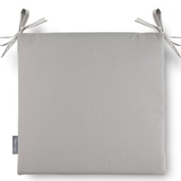 Set Of 2 Water Resistant Garden Outdoor Cushion Seat Chair Pads Soft Foam, Zipped Cover Available in Sizes - Cube Grey By Celina Digby - thumbnail 2
