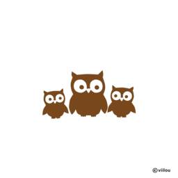 Children Wall Sticker Owls Illustration Kids Decals Animals Tattoos Nursery Pictures Stickers Owl Prints Baby Room Decor Diy - thumbnail 1