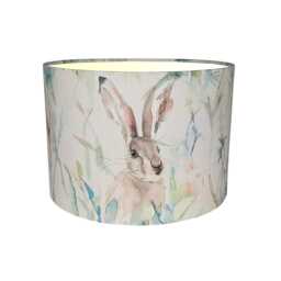 Lampshades in Voyage Maison Jack Rabbit Cream Fabric Handmade Free Delivery - thumbnail 1