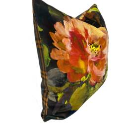 Designers Guild Fabric Gertrude Rose Sepia Cushion Cover Pillow - thumbnail 2
