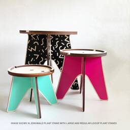 Wooden Plant Stand For Indoor Plants Scandinavian Design House Holder - thumbnail 3