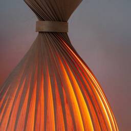 Maple Wood Table Lamp For Cozy Scandinavian Vibes, Warm Up Your Space With This Boho Bedside - thumbnail 4