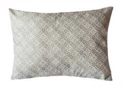 Gray & White Print Toddler Pillowcase, Soft Travel Pillow