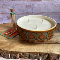 Hornsea Pottery Scented Candle Reclaimed Bronte Container. Natural Soy Wax. Mothers Day Gift - thumbnail 3