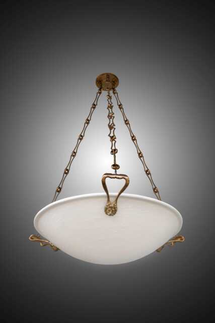 The Small Lions Mane Chandelier in Dark Bronze Neo Classical Design 23.5 Inch Diameter - image 1