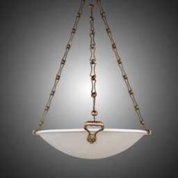 The Small Lions Mane Chandelier in Dark Bronze Neo Classical Design 23.5 Inch Diameter - thumbnail 2