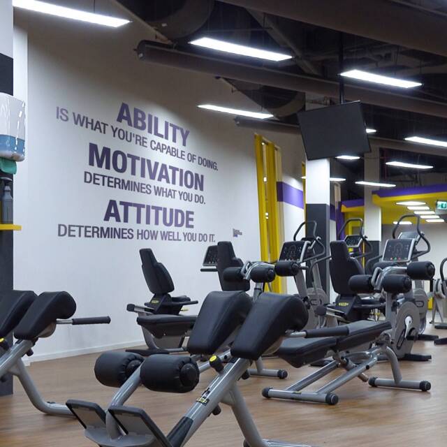 Gym Wall Decal - Sports Decals Exercise Stickers Workout Motivational Quote Fitness Skuabmoat - image 1